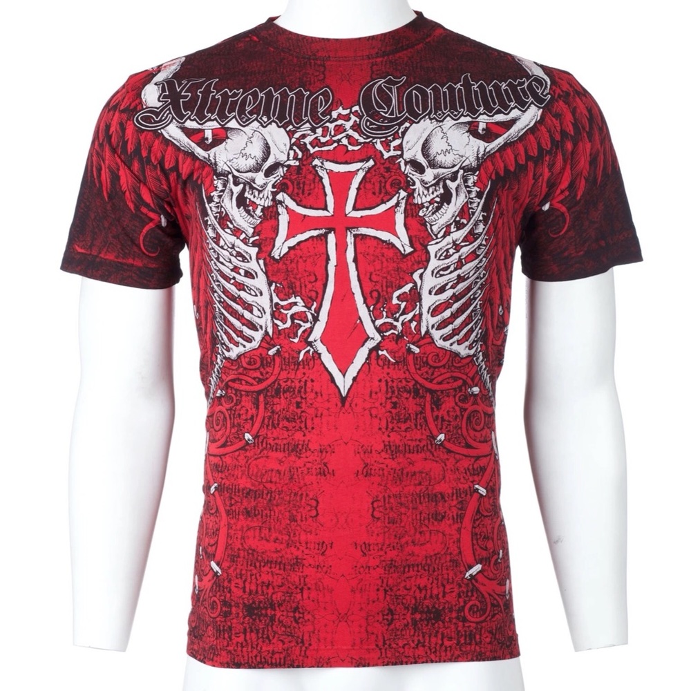 Xtreme Couture Affliction T-Shirt AFTERSHOCK - Picture 4 of 8